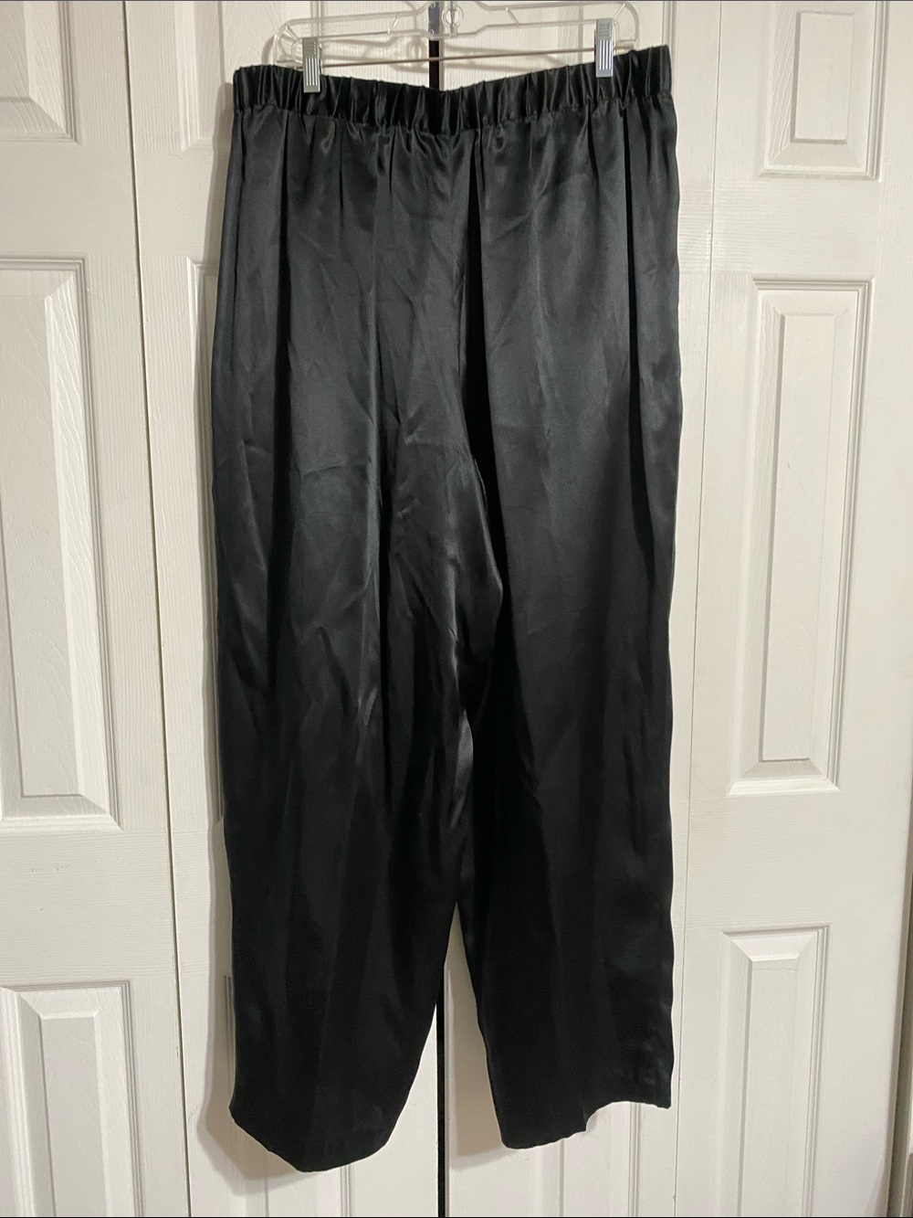Bob Mackie silk black lightweight pants size 20W - Picture 4 of 8